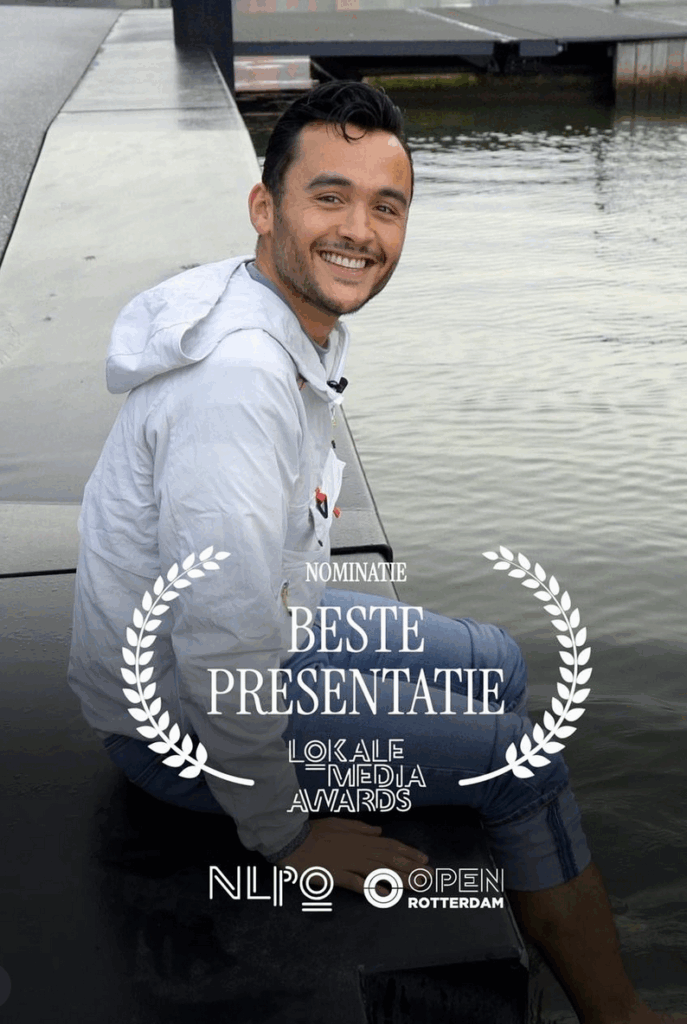 Portret van Florian Franken ter ondersteuning van het verhaal over zijn nominatie voor de Lokale Media Awards